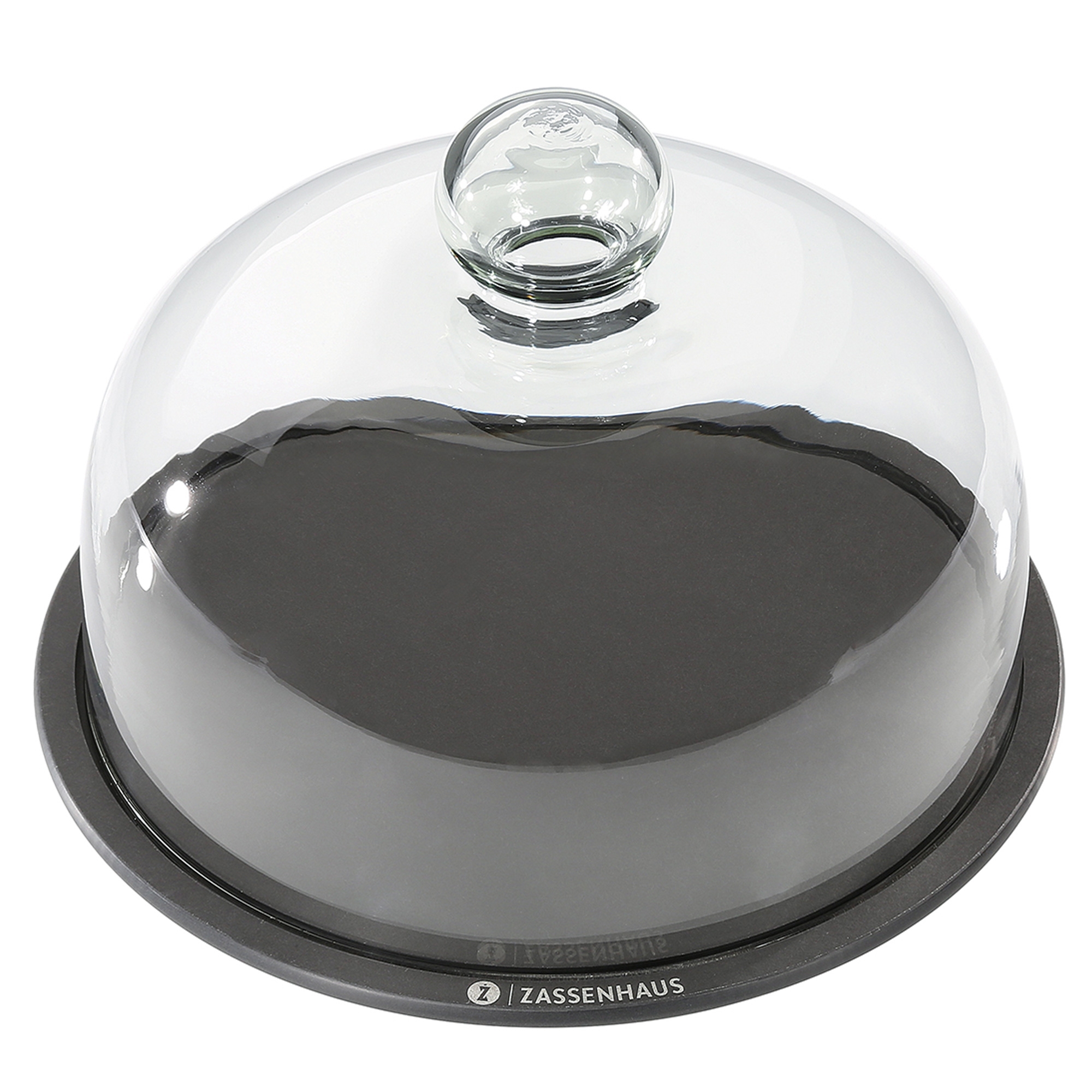 Zassenhaus - COMFORT PLUS cheese cover with glass lid - 23 cm