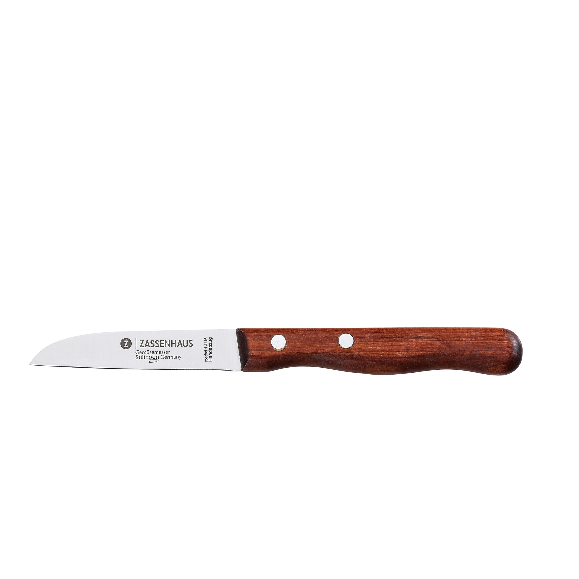 Zassenhaus - Paring knife straight - cherry wood