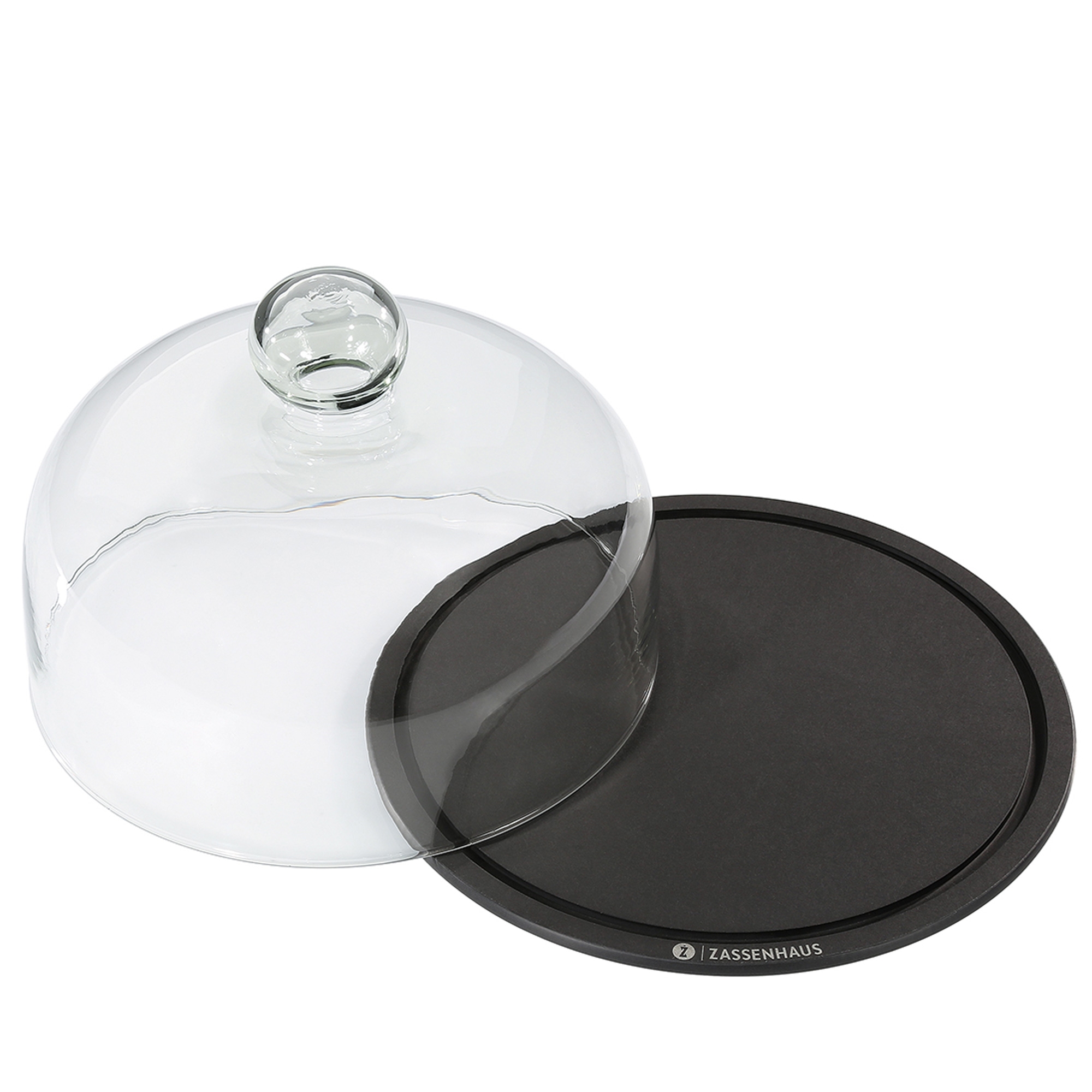 Zassenhaus - Käseglocke mit Glasdeckel COMFORT PLUS - 23 cm