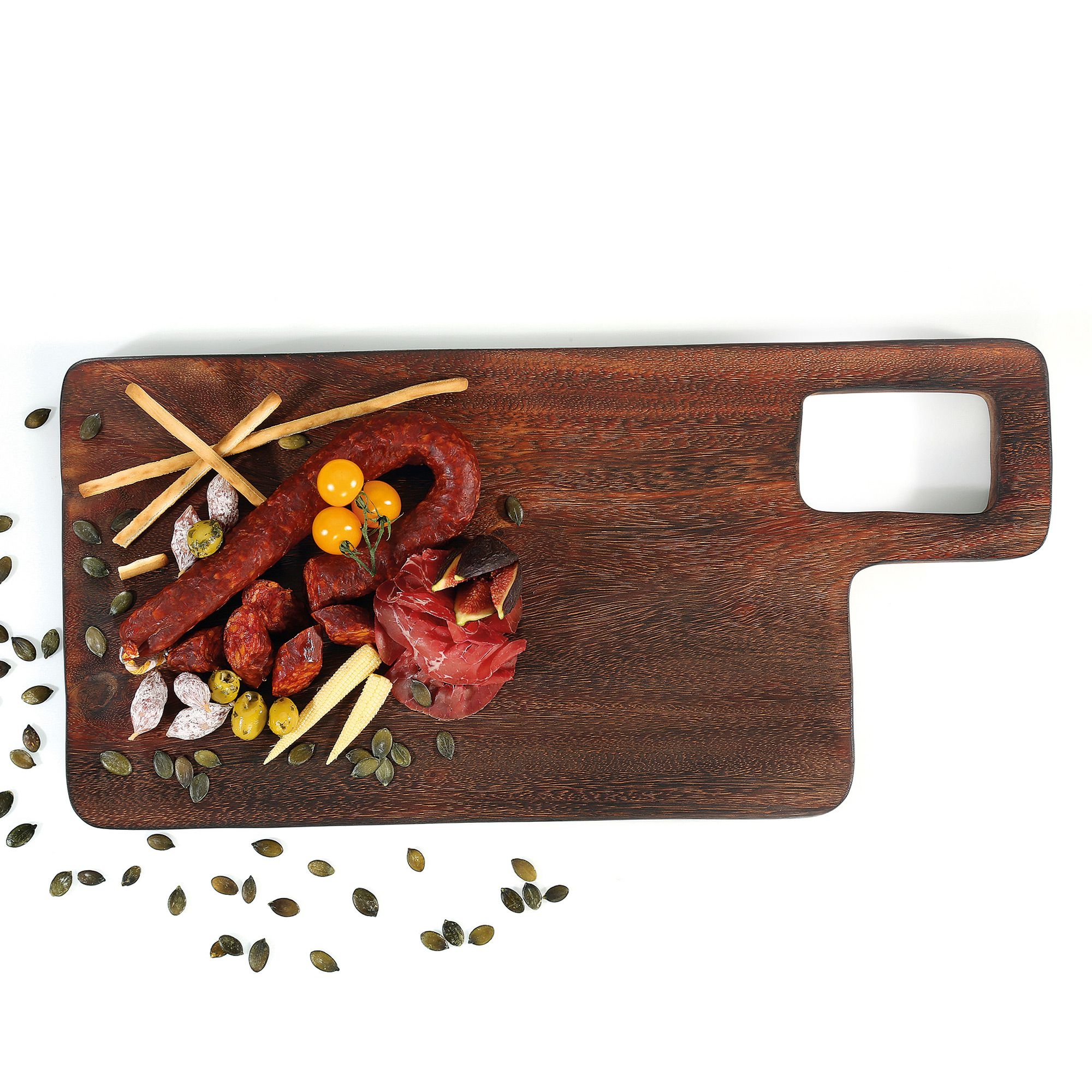 Zassenhaus -  Handle/serving board acacia - 51 × 25 cm