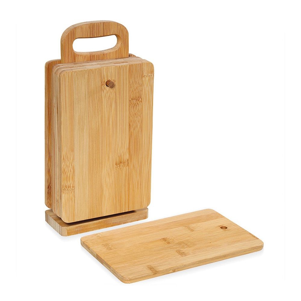 Wooden Chopping Board Set of 2, Large & Small Acacia Wood Chopping Boards  Block Kitchen Cutting Serving Board Set by AM Natural Living 